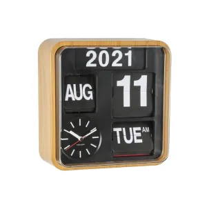 Mini Flip Clock – Wood