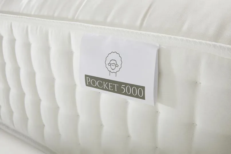 Naturel 5000 Pocket Spring Mattress - 4ft Small Double