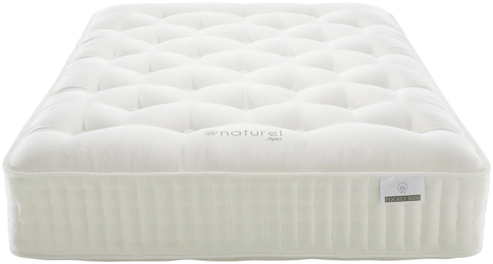 Naturel 5000 Pocket Spring Mattress - 5ft King Size