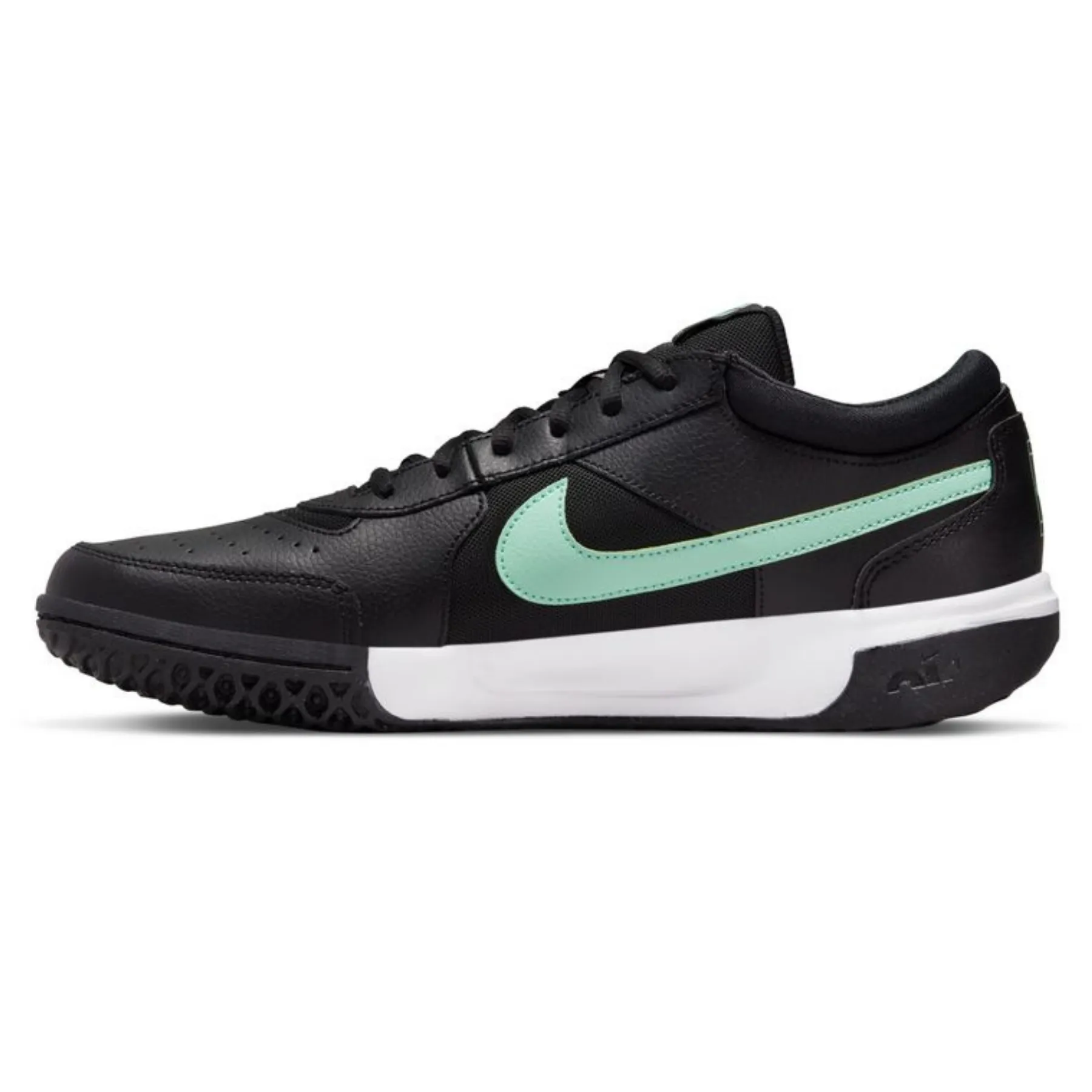 Nike Court Zoom Lite 3 Men's Hard Court Tennis Shoes - Black/Mint