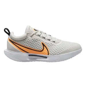 Nike Court Zoom Pro Men Hard Court  Tennis Shoes - Light Bone/Peach Cream-DK Smoke Grey