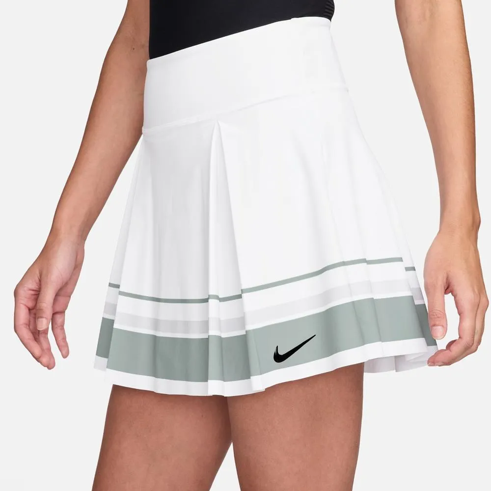 Nike Women's Advantage Stripe Skirt - White/Black