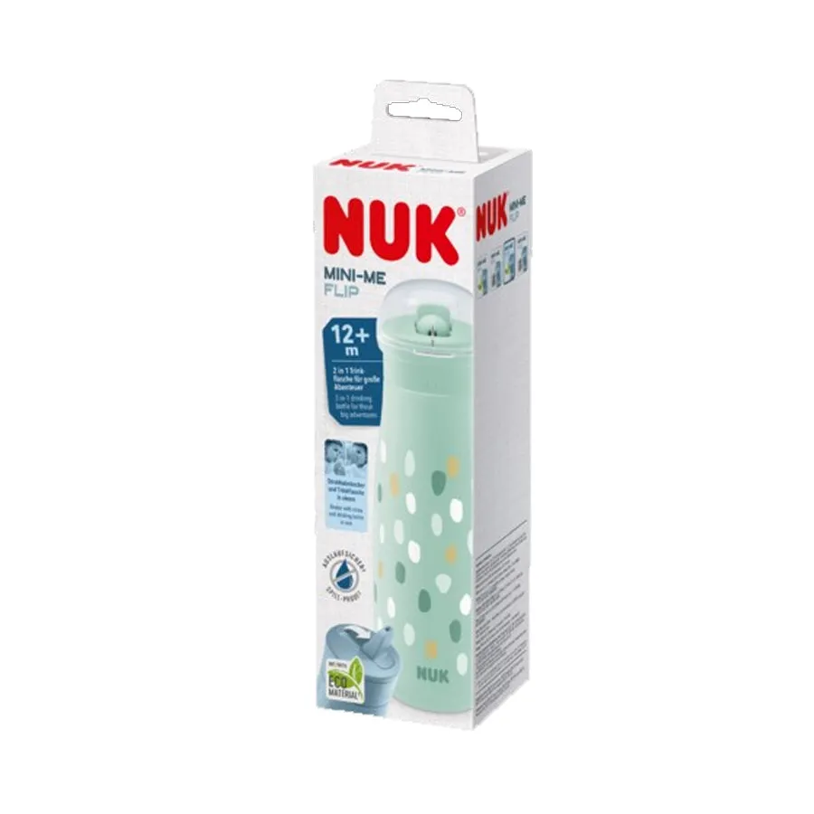 NUK Mini-Me Flip With 2 in 1 Top 12  Months Mint 450ml