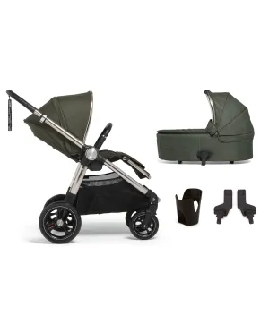 Ocarro Pushchair Starter Bundle with Carrycot (4 Pieces) Hunter Green