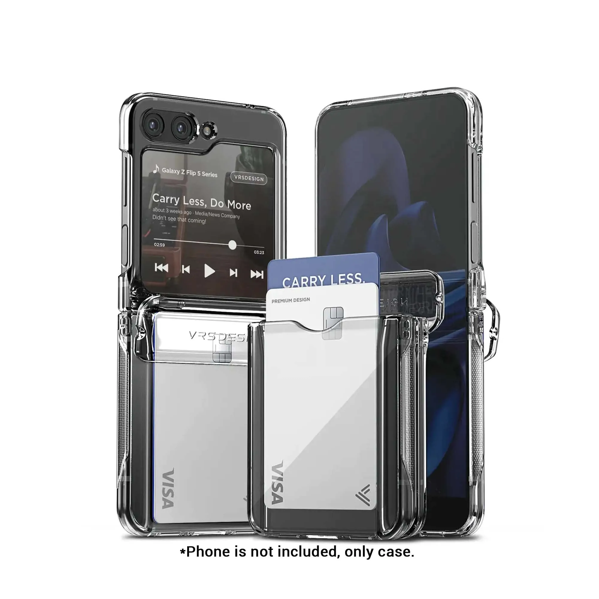 [ONLINE EXCLUSIVE] VRS Design Terra Guard Modern Go for Samsung Galaxy Z Flip 5 - Clear