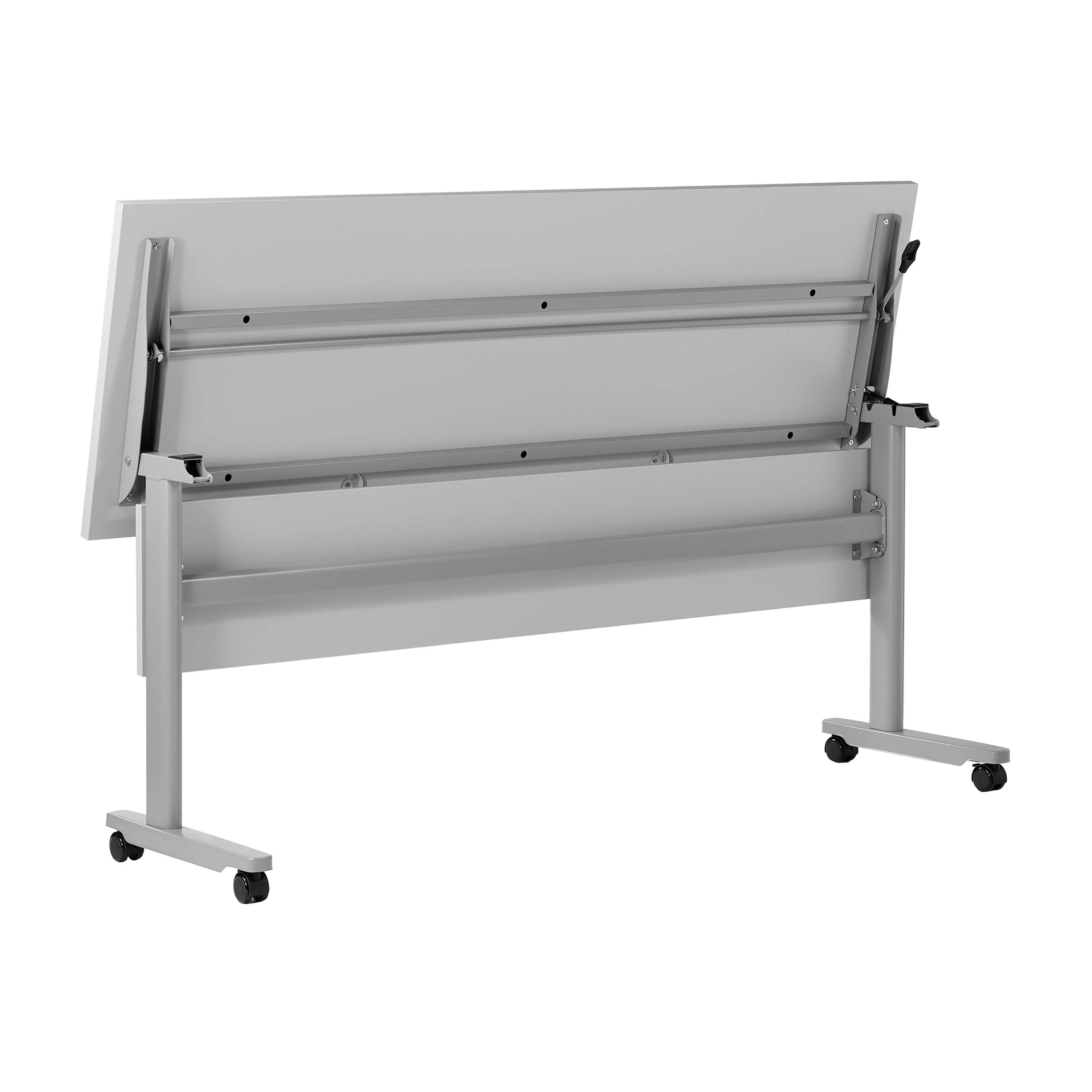 Palmer Commercial Grade Heavy-Duty Nesting Flip Training Table with T-Legs, Modesty Panel, Tabletop, and Frame