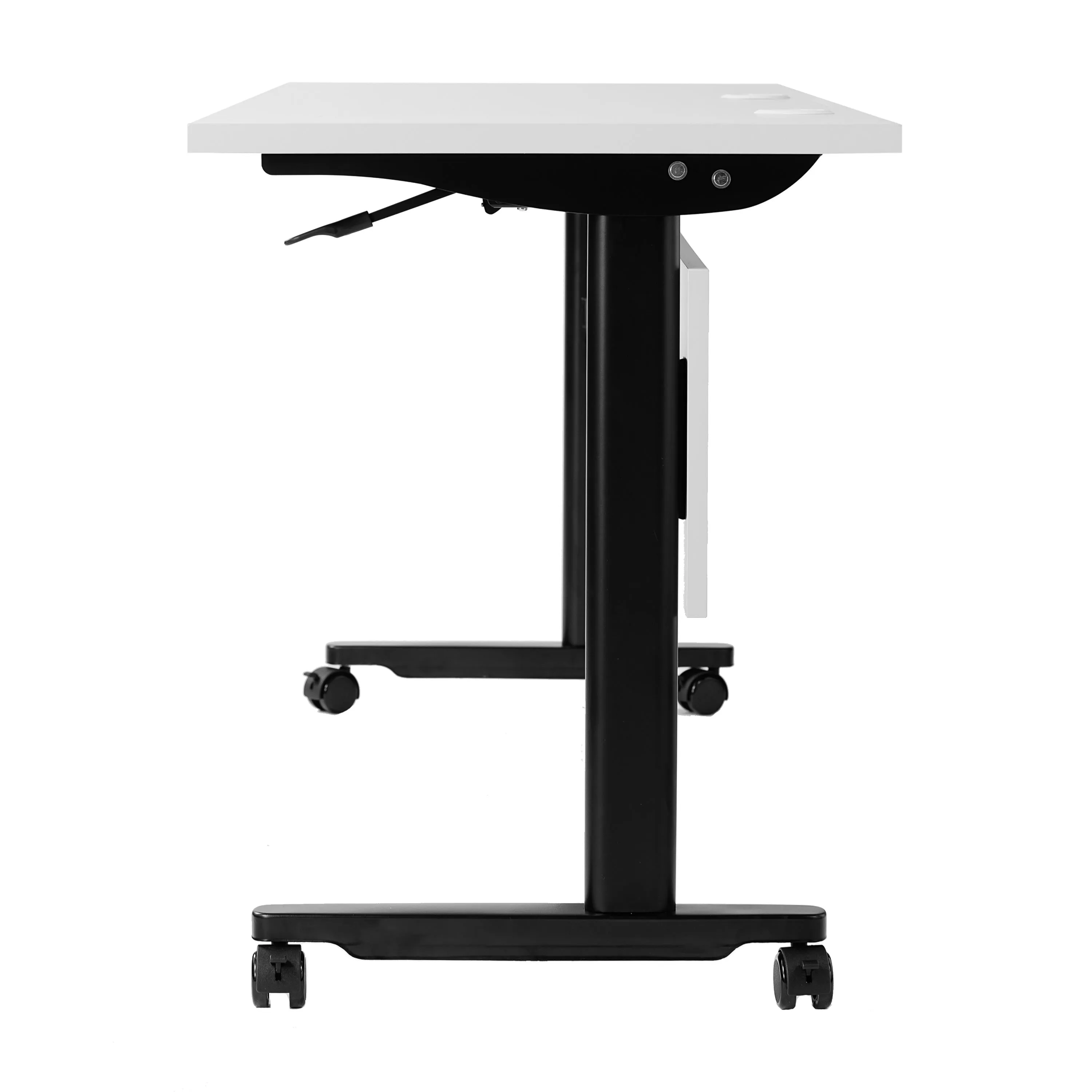 Palmer Commercial Grade Heavy-Duty Nesting Flip Training Table with T-Legs, Modesty Panel, Tabletop, and Frame