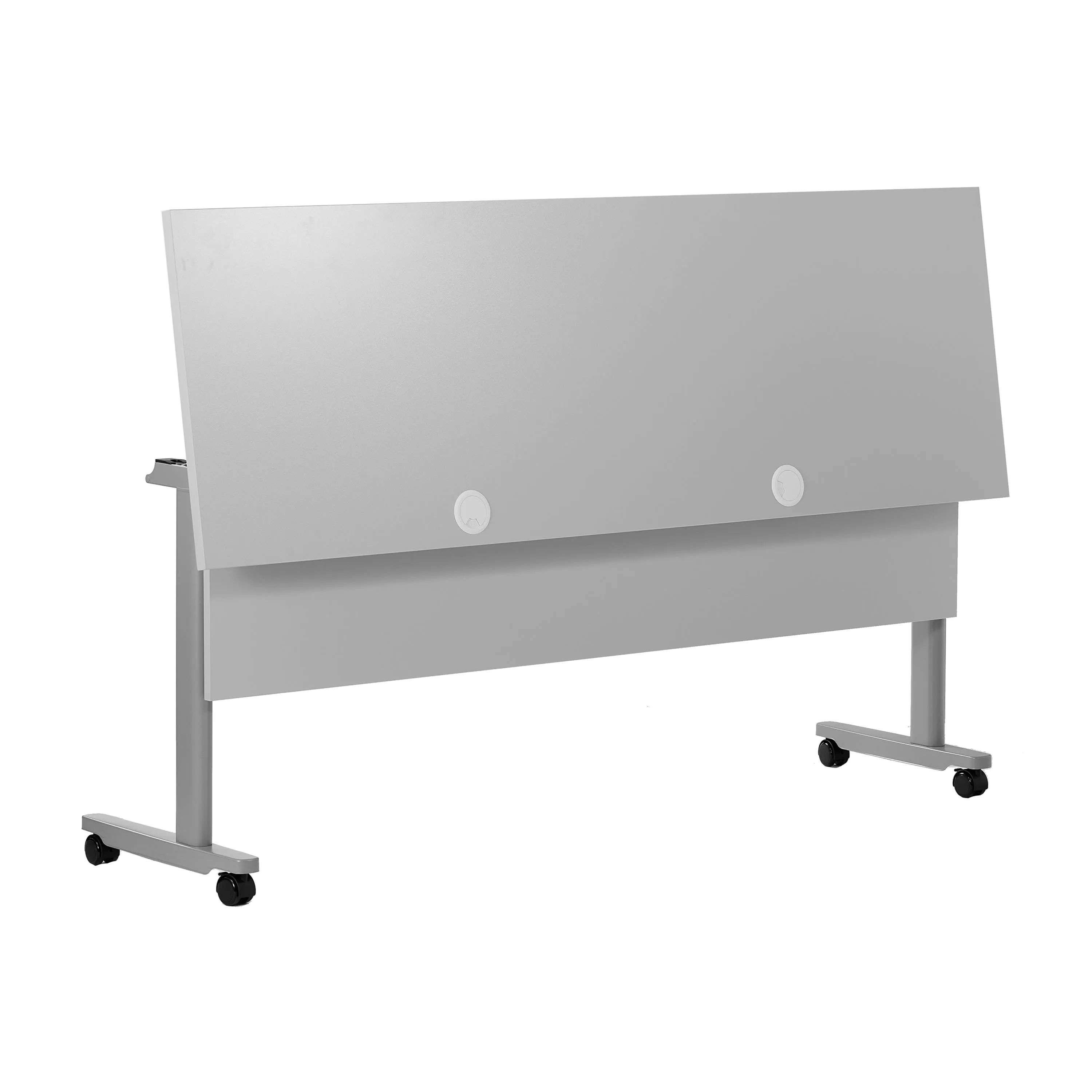 Palmer Commercial Grade Heavy-Duty Nesting Flip Training Table with T-Legs, Modesty Panel, Tabletop, and Frame