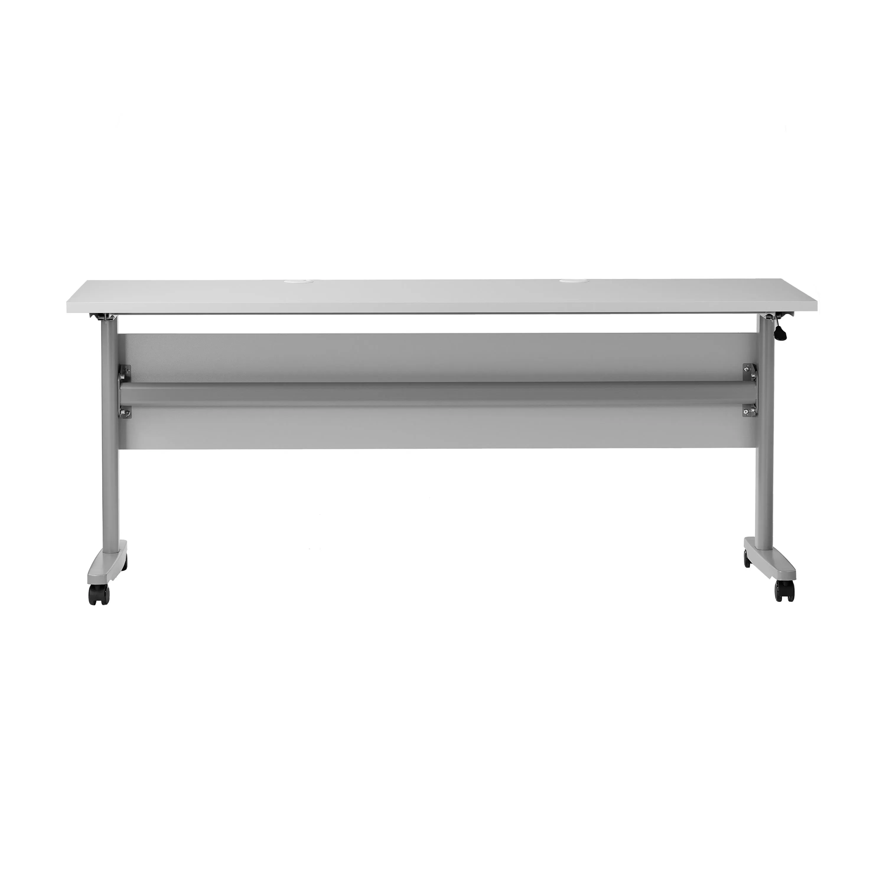 Palmer Commercial Grade Heavy-Duty Nesting Flip Training Table with T-Legs, Modesty Panel, Tabletop, and Frame