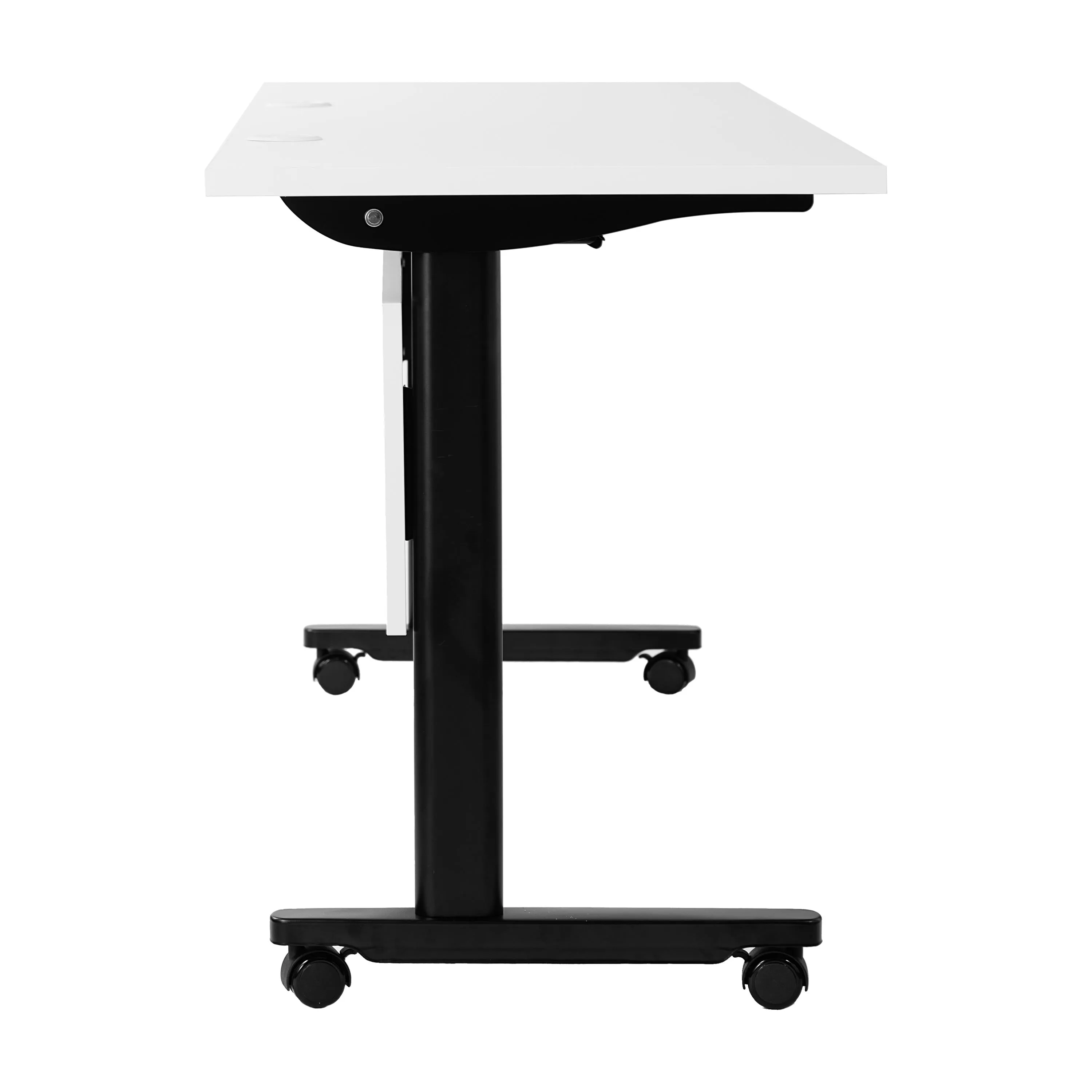 Palmer Commercial Grade Heavy-Duty Nesting Flip Training Table with T-Legs, Modesty Panel, Tabletop, and Frame