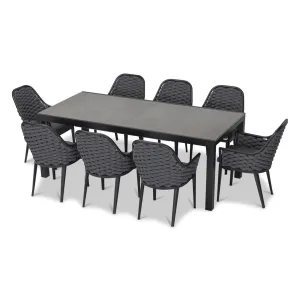 Parlor 9 Piece Extendable Dining Set