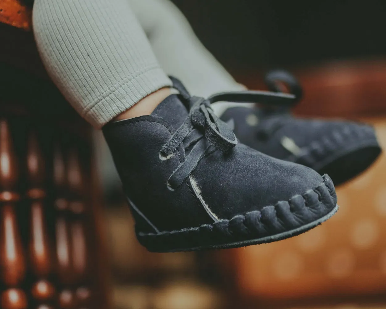 Pina Classic Booties | Navy Nubuck