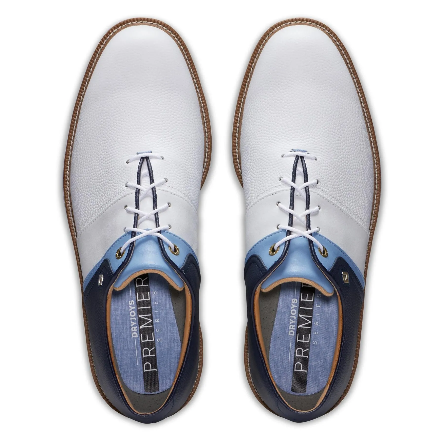 Premiere Series Packard Golf Shoes White/Blue/Navy - 2025