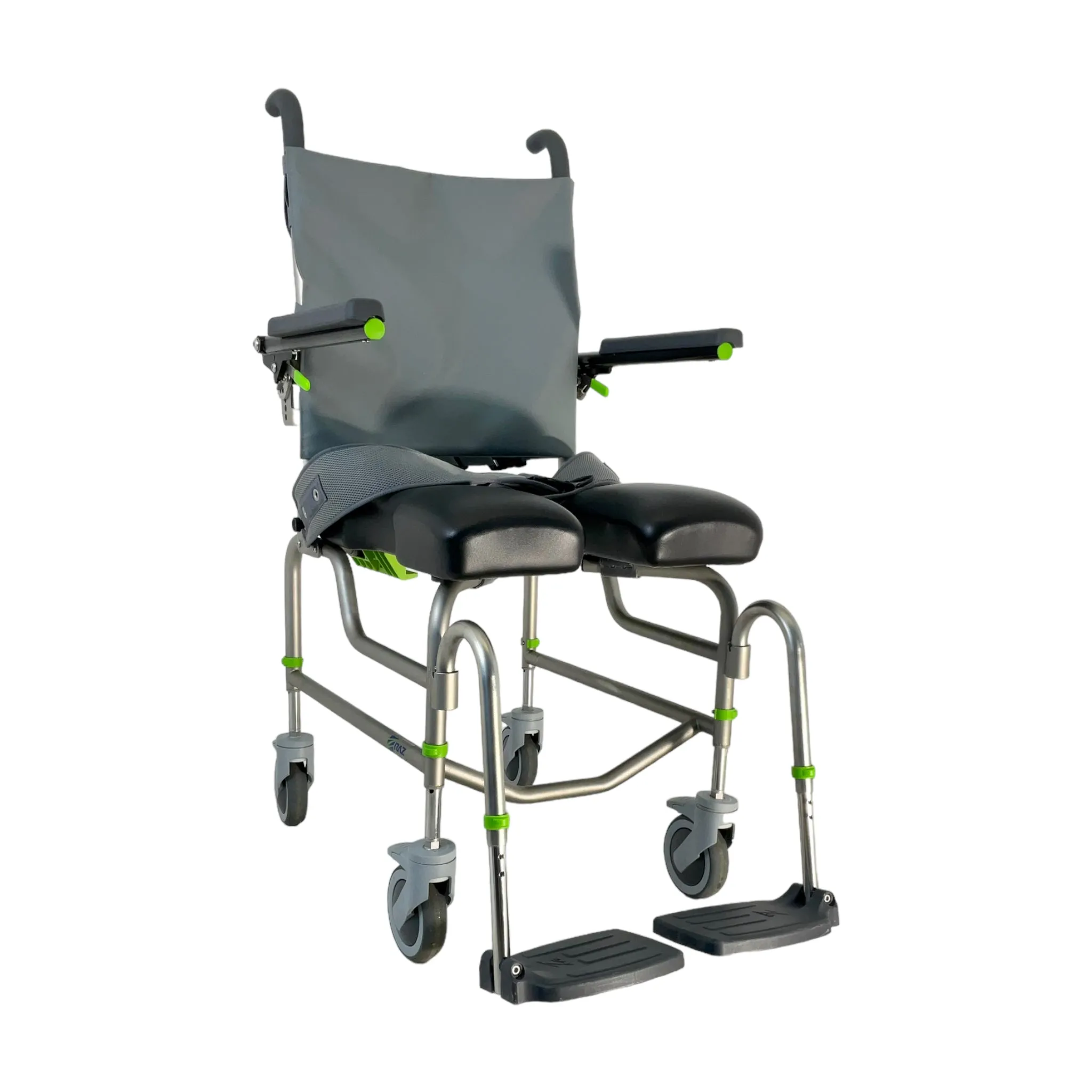 Raz Designs RAZ-AP Shower Chair | 18 x 20 inch Seat | Flip-Up Padded Arm Rests