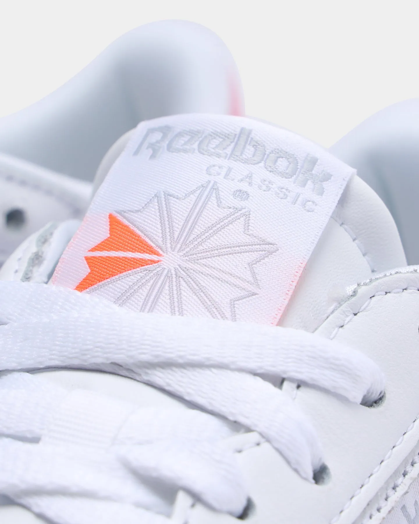 Reebok Women's Club C Double White/Grey/Orange