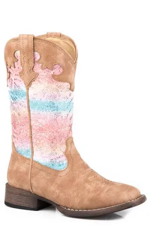 Roper Childrens Glitter Lace Boots Style 09-018-1903-2801