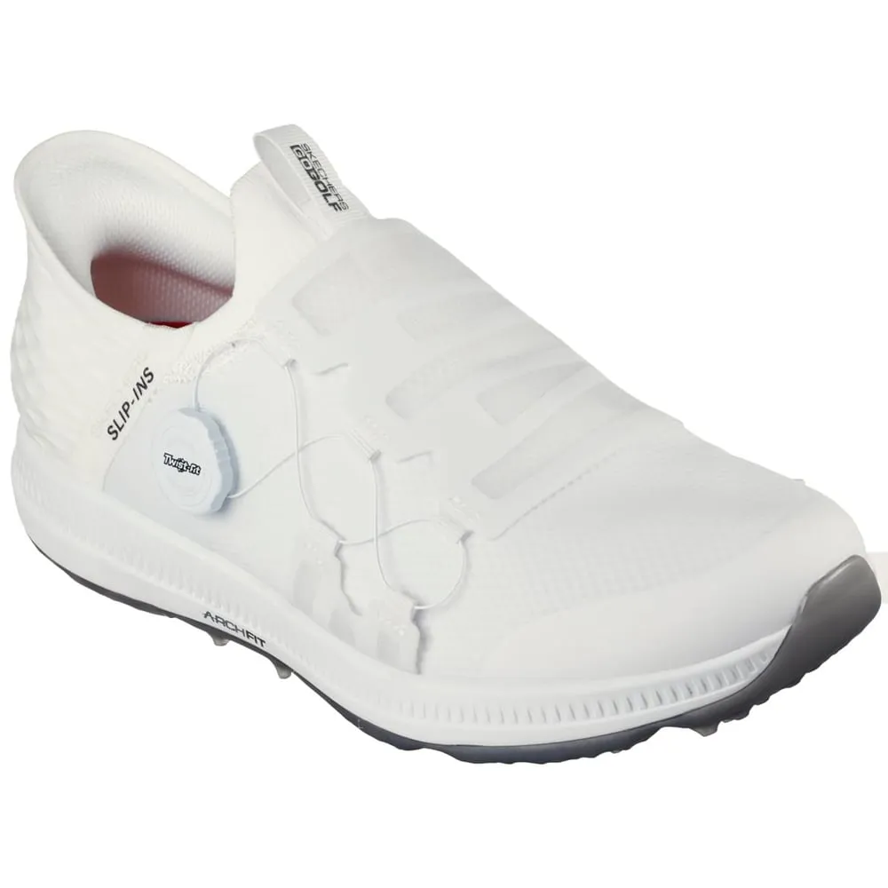 Skechers Go Golf Elite 5 Slip-In Twist Fit Spikeless Waterproof Shoes - White