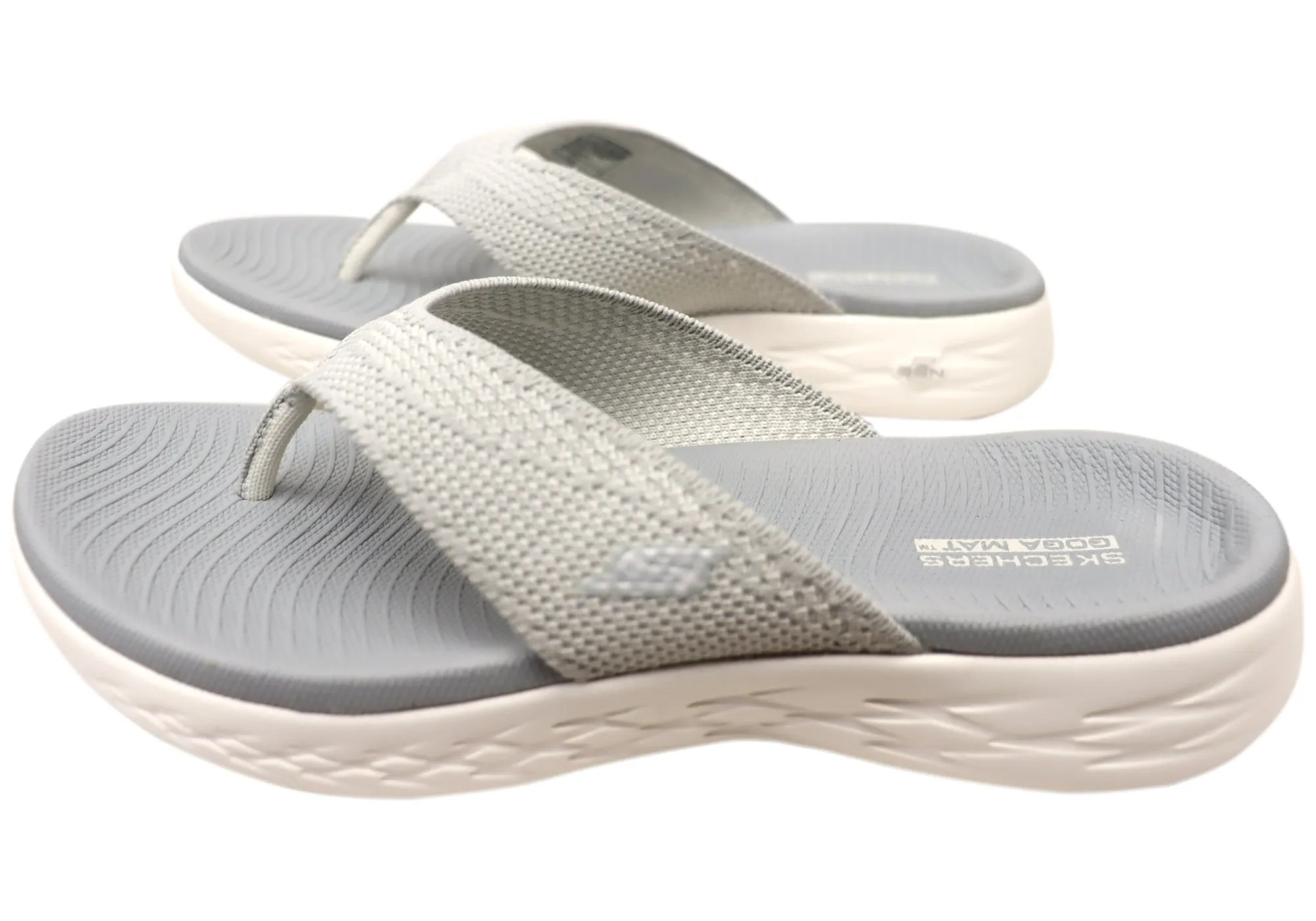 Skechers Womens On The Go 600 Flourish Comfortable Thongs Sandals