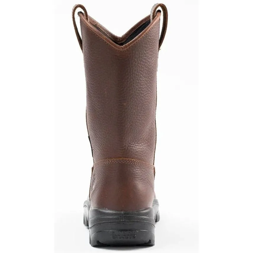 Steel Blue Men's Heeler 10" WP Steel Toe Wellington Work Boot - Oak - 812915