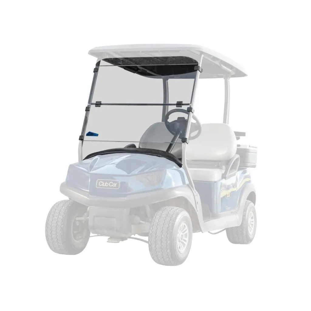 SuperATV Corsa Blue Club Car Tempo Flip Down Windshield