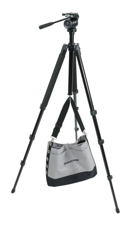 Used Celestron TrailSeeker Fluid Pan Tripod