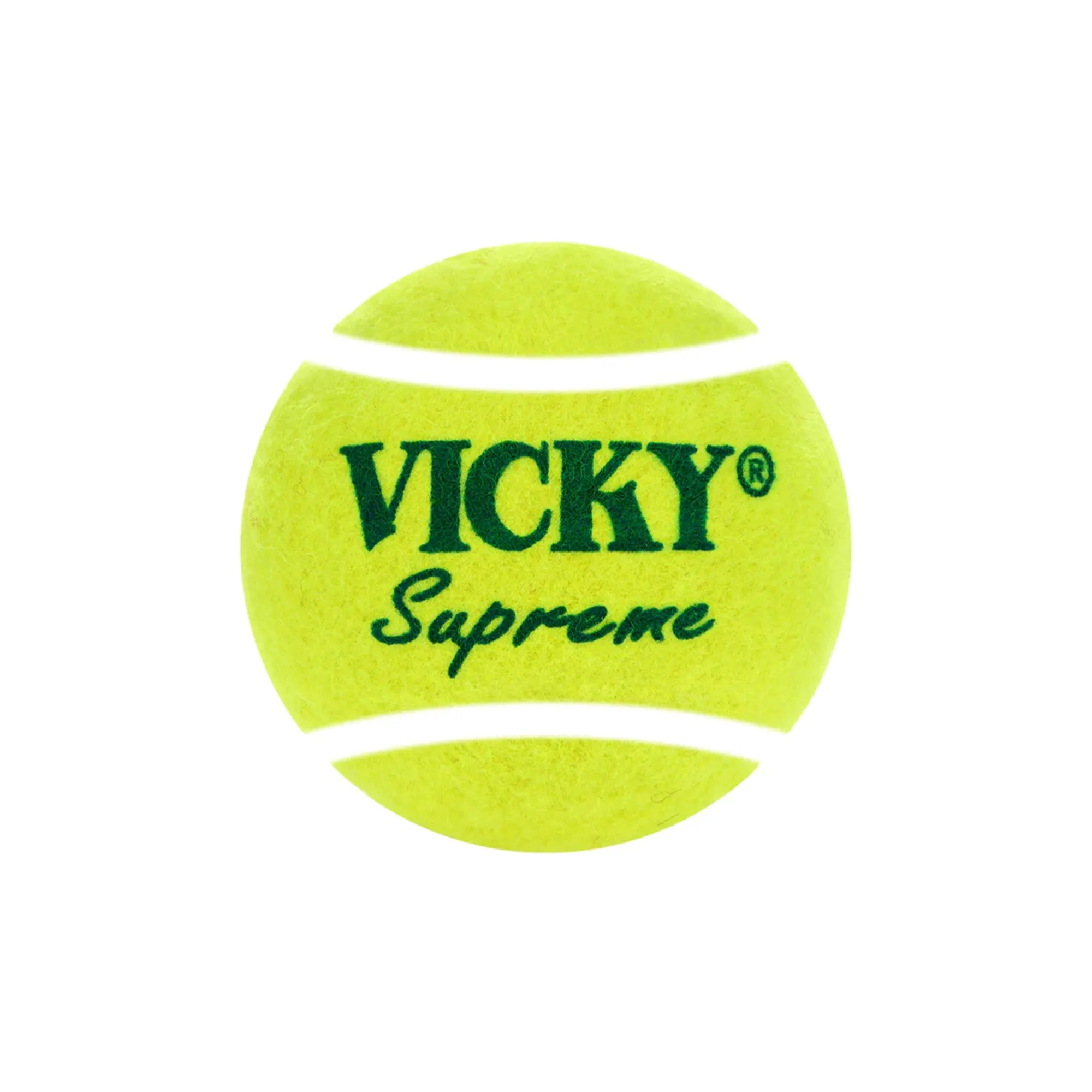 Vicky Supreme Light Tennis Balls - Fluorescent Yellow (Pack of 6)