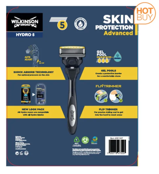 Wilkinson Sword Hydro 5 Skin Protection Advanced, 9 Blades   Razor New