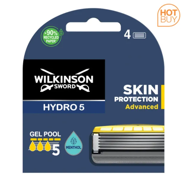 Wilkinson Sword Hydro 5 Skin Protection Advanced, 9 Blades   Razor New