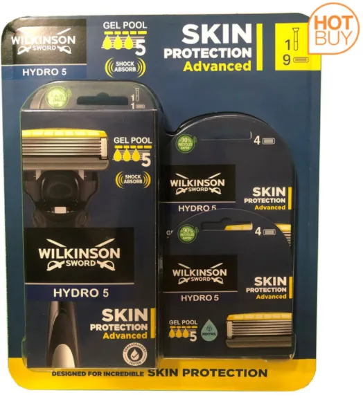 Wilkinson Sword Hydro 5 Skin Protection Advanced, 9 Blades   Razor New