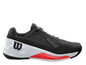 Wilson Rush Pro 4.0 Mens Tennis Shoe (Black/White/Poppy)