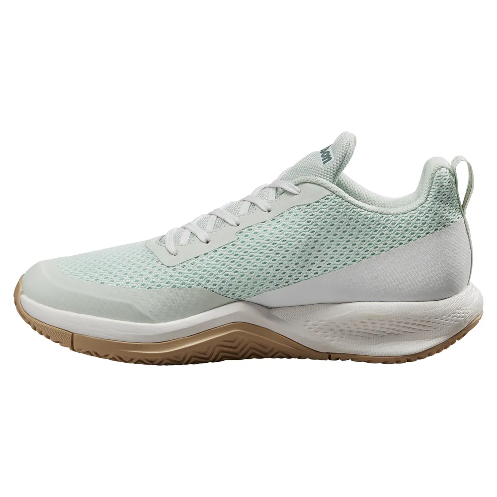 Wilson Rush Pro Lite All Court Tennis Shoes (Ladies) - Opal Blue/White/Safari