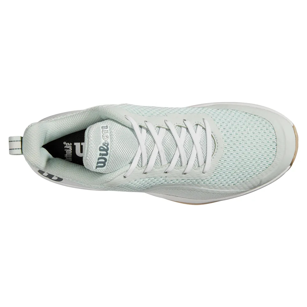 Wilson Rush Pro Lite All Court Tennis Shoes (Ladies) - Opal Blue/White/Safari