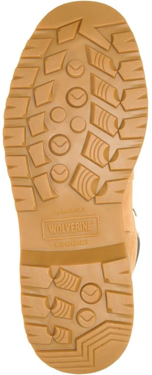 Wolverine Men's 6" Floorhand WP Steel Toe Work Boot - Wheat- W10632