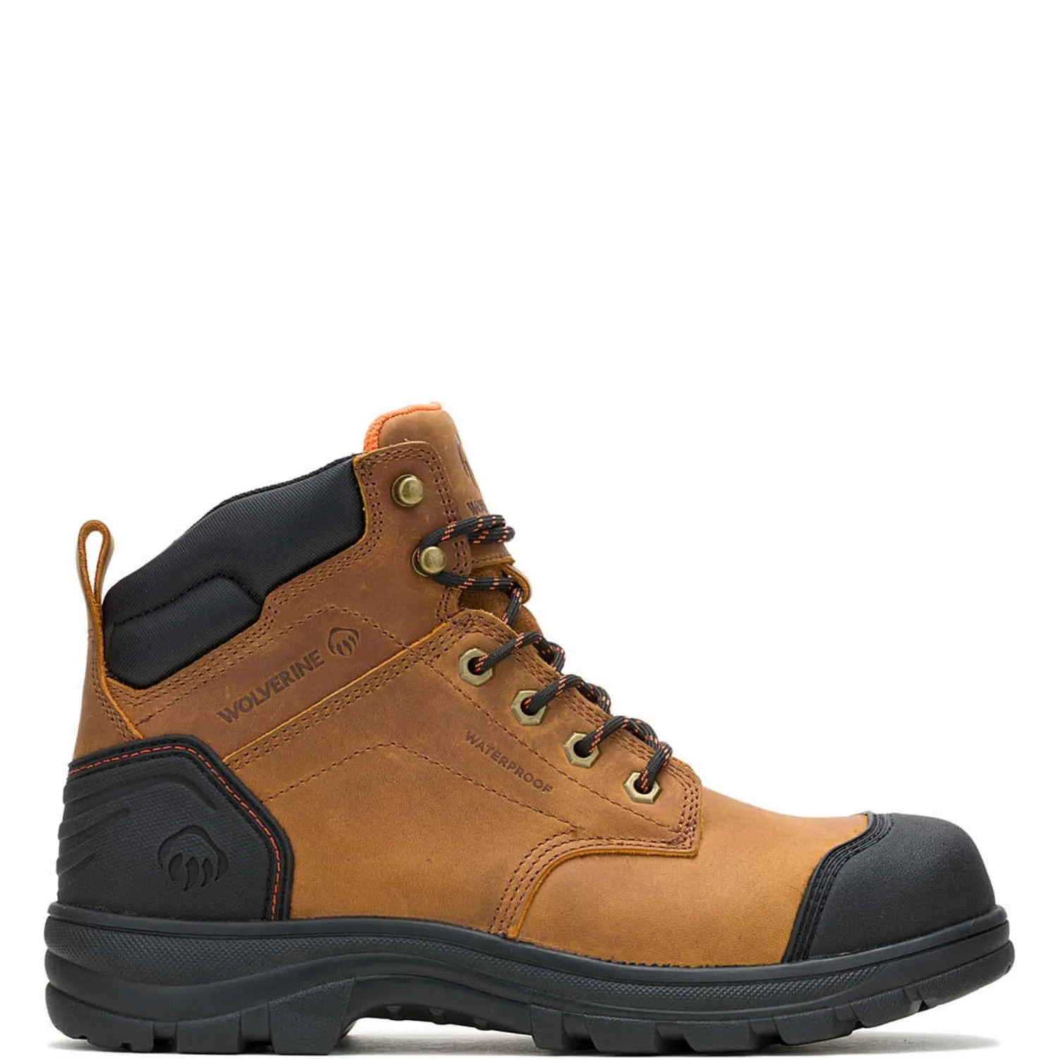 Wolverine Men's Carlsbad Cap Waterproof 6" Steel Toe TPU Cap Boot