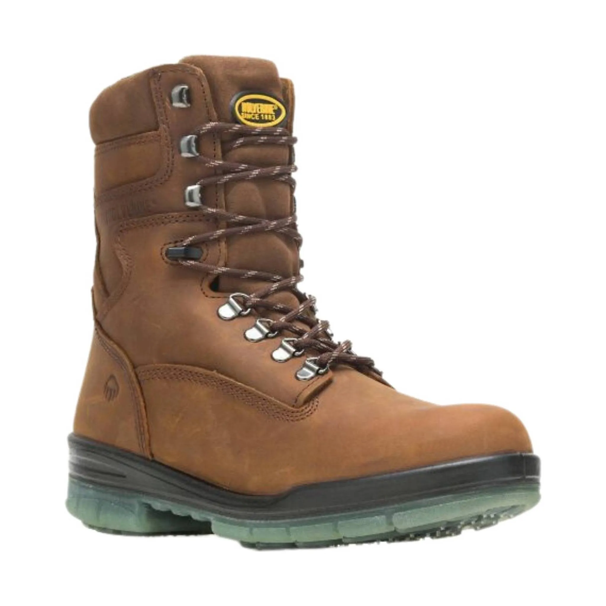 Wolverine Men's Durashocks Waterproof Insulated Steel Toe EH 8 Inch Work Boot - Stone