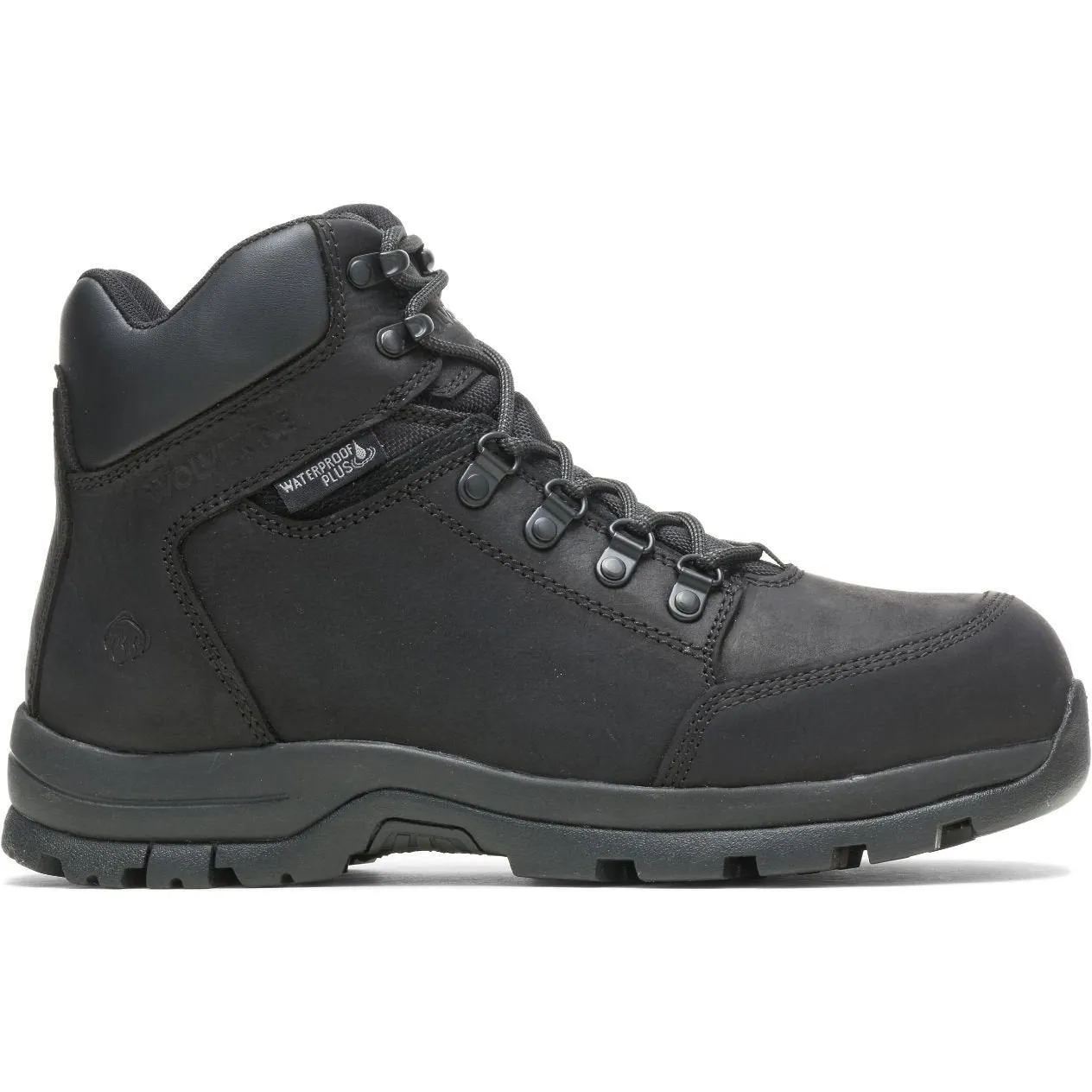 Wolverine Men's Grayson Mid Steel Toe WP Work Boot - Black - W211042