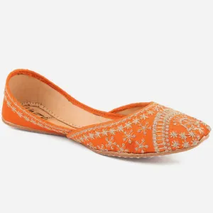 Women "MILA" Sparkly Closed Toe Khussa