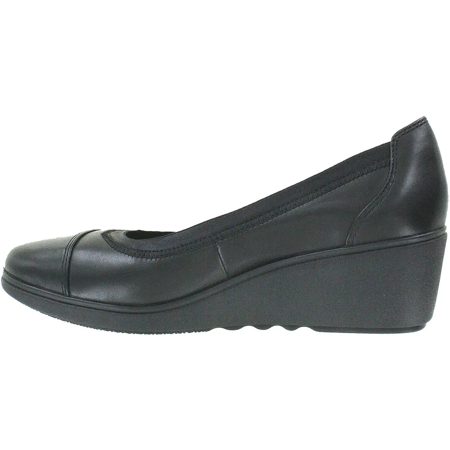 Women's Clarks Un Tallara Liz Black Leather