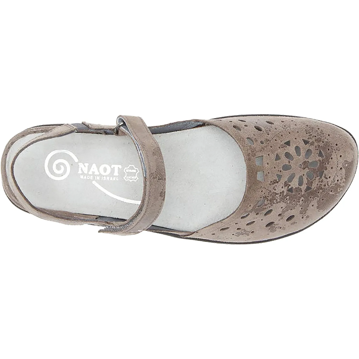 Women's Naot Arataki Grey Marble Suede